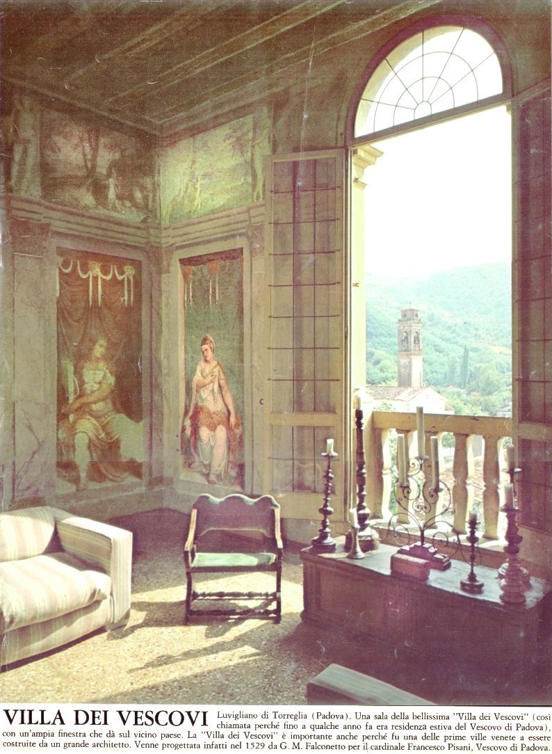 villa dei vescovi sala degli eroi o del Ruzante